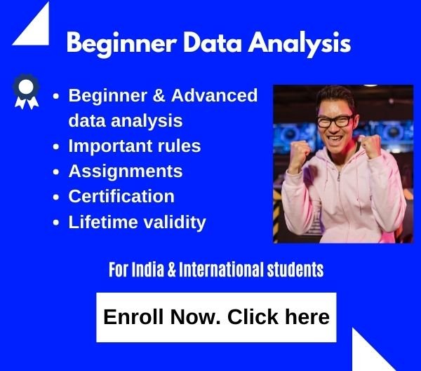 Beginner Data Analysis Certification