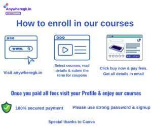 How to enroll in our courses