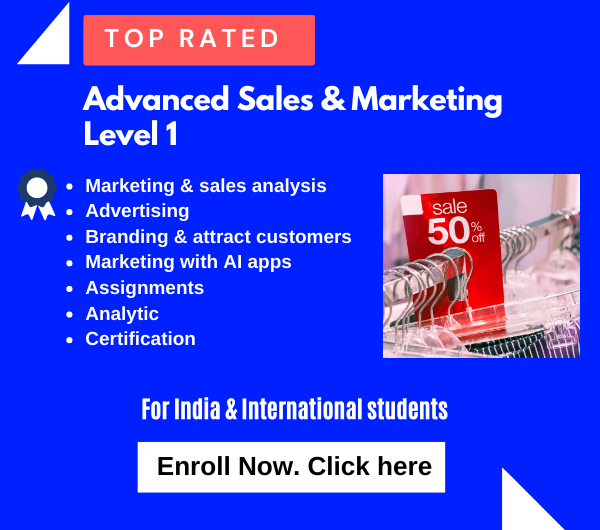 Advanced Sales & Marketing Level 1