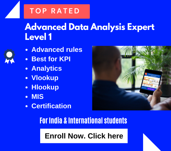 Advanced Data Analysis Level 1