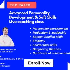 Advanced Personality Development & Soft Skills Live coaching class