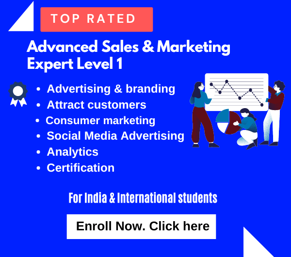 Advanced Sales & Marketing Expert Level 1