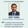 Ankit Verma,Senior HR Manager, HJ India staffing