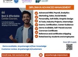 Propel Your Career Forward: Anywheregk.in Diploma in Advanced Management