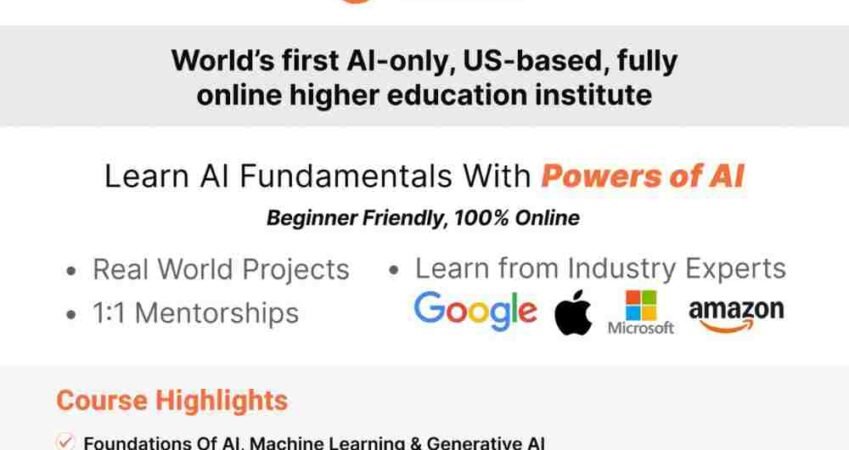 Sarasa Institute in Collaboration with Anywheregk.in provide AI Courses