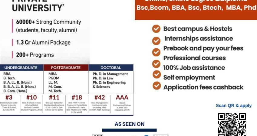 UPES University, Deharadun, Uttrakhand offline & online | Rated A+ college in Bsc, BCA, BBA, Bcom, Btech, MBA, Phd. Get all fees & courses information