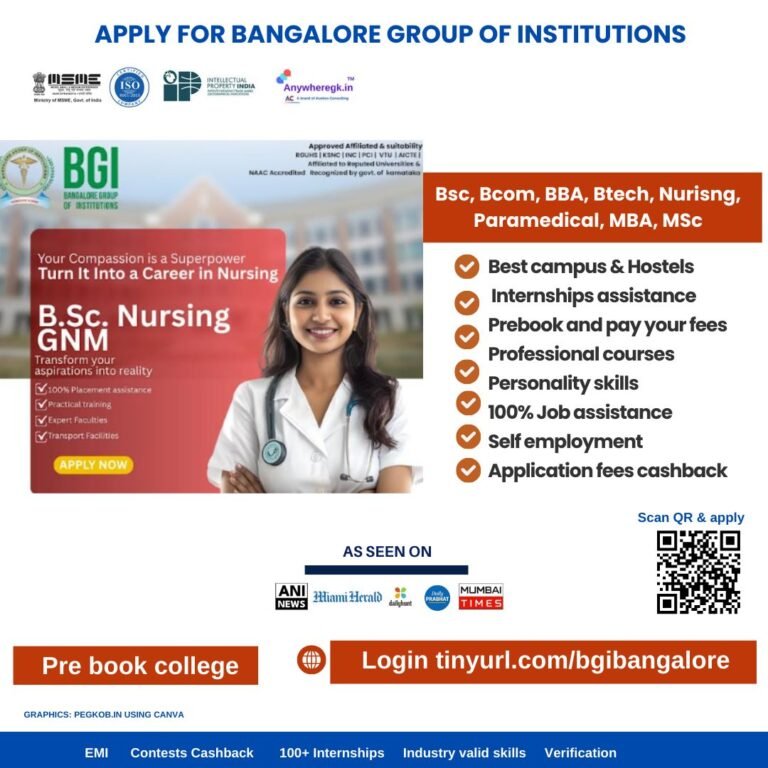 Bangalore Group of Institutions (BGI), Bengaluru) ,eligibility, hostel, application fees, degrees | Best Bsc, BBA, Paramedical, B.tech, MBA college by Bangalore University